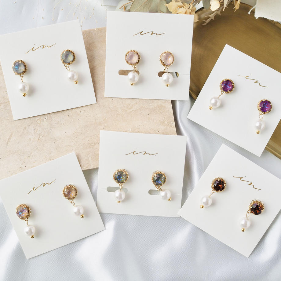 In. Accessory - 日本手作 Swarovski x Czech beads *・゚noah #802 *・゚