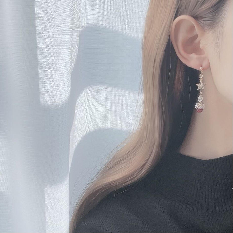 In. Accessory - 日本手作 \Tear Drop/ 天使之淚 *・゚risu #1552 .*・゚