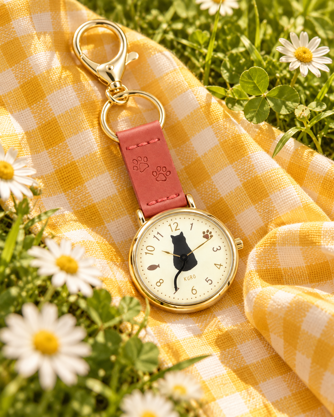 護士錶 Nurse Watch Cat Tail Charm Watch 貓貓尾巴掛錶