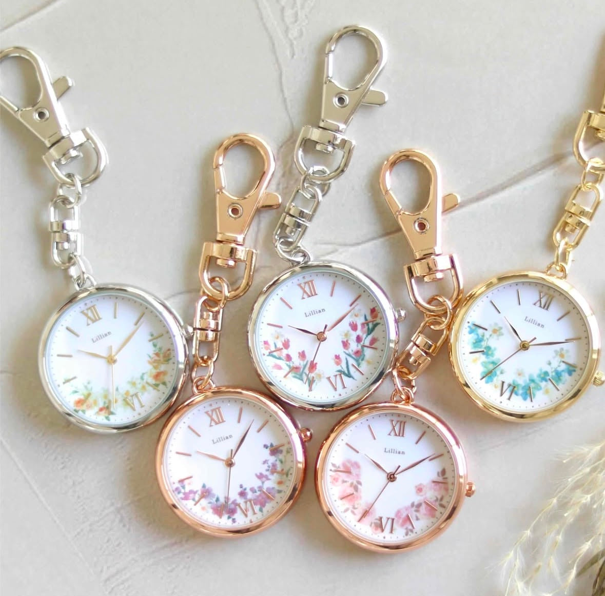護士錶 Nurse Watch- Floal Tuo Watch/ Bag Charm 日系碎花陀錶 掛錶