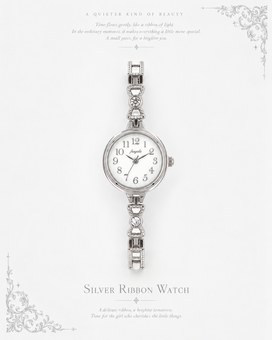 蝴蝶結手鏈錶 Ribbon Bracelet Watch｜防水｜女裝錶｜情人節禮物