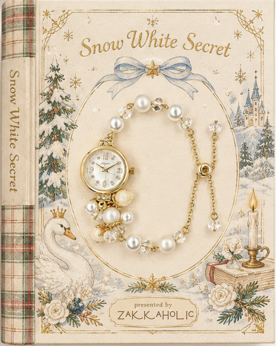 [可調長短] Strawberry Bracelet Chain Watch 士多啤梨/ 草莓手鏈錶｜女裝｜日常防水｜生日禮物