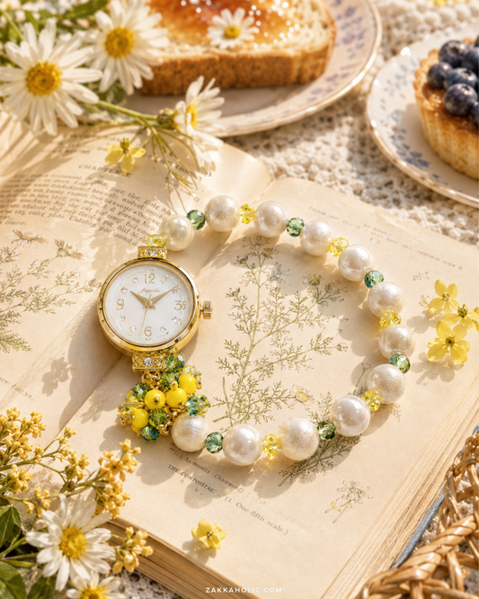 Osmanthus Bracelet Watch 金木犀/ 桂花/ 手鏈錶 魚木花之戀 女裝 [日常防水]