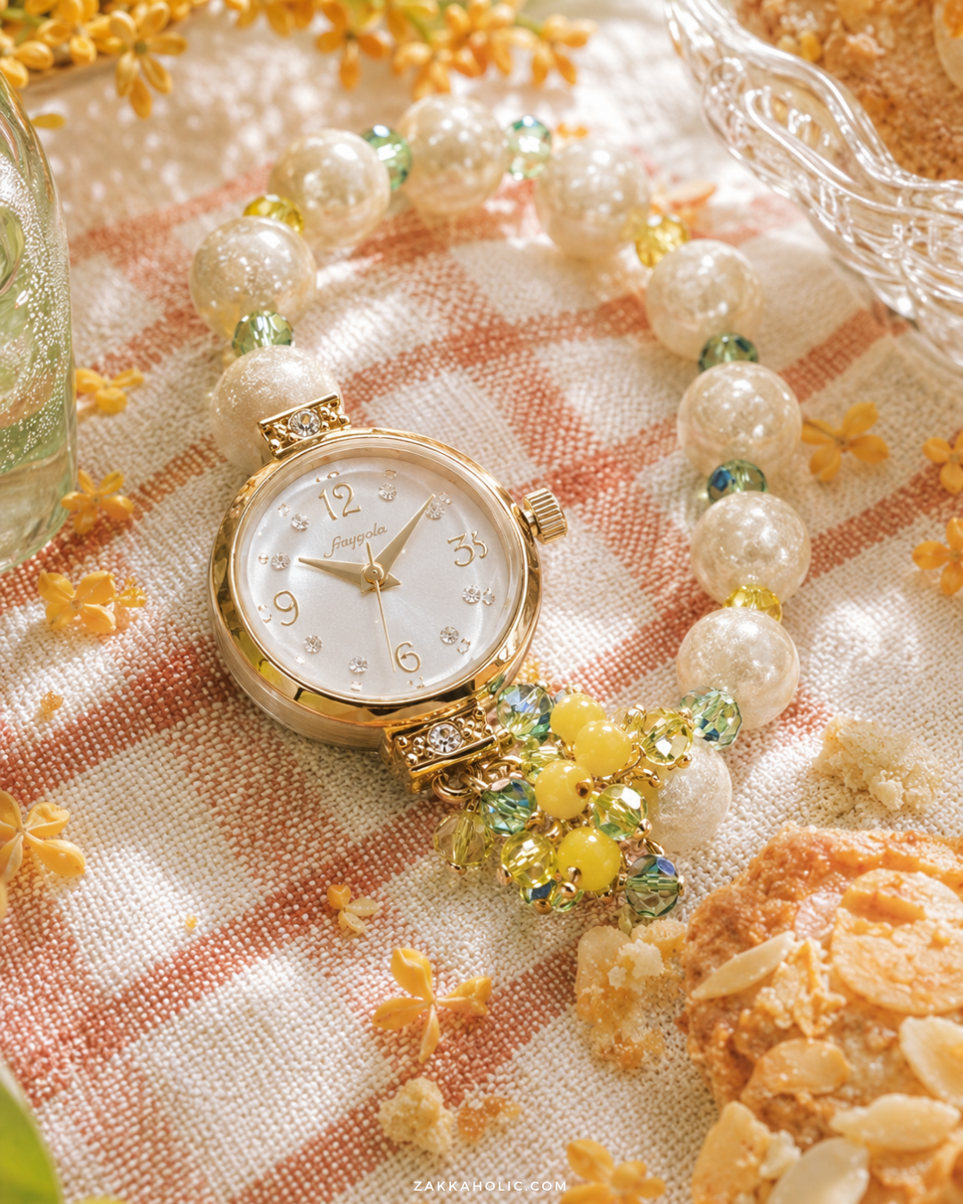 Osmanthus Bracelet Watch 金木犀/ 桂花/ 手鏈錶 魚木花之戀 女裝 [日常防水]
