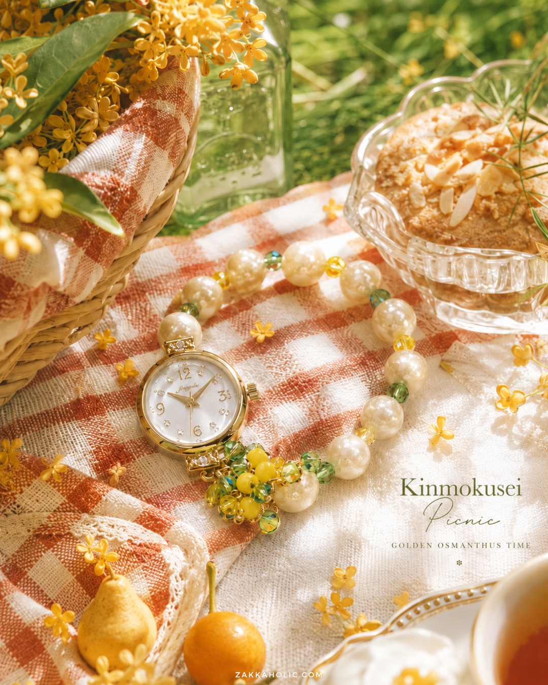 Osmanthus Bracelet Watch 金木犀/ 桂花/ 手鏈錶 魚木花之戀 女裝 [日常防水]