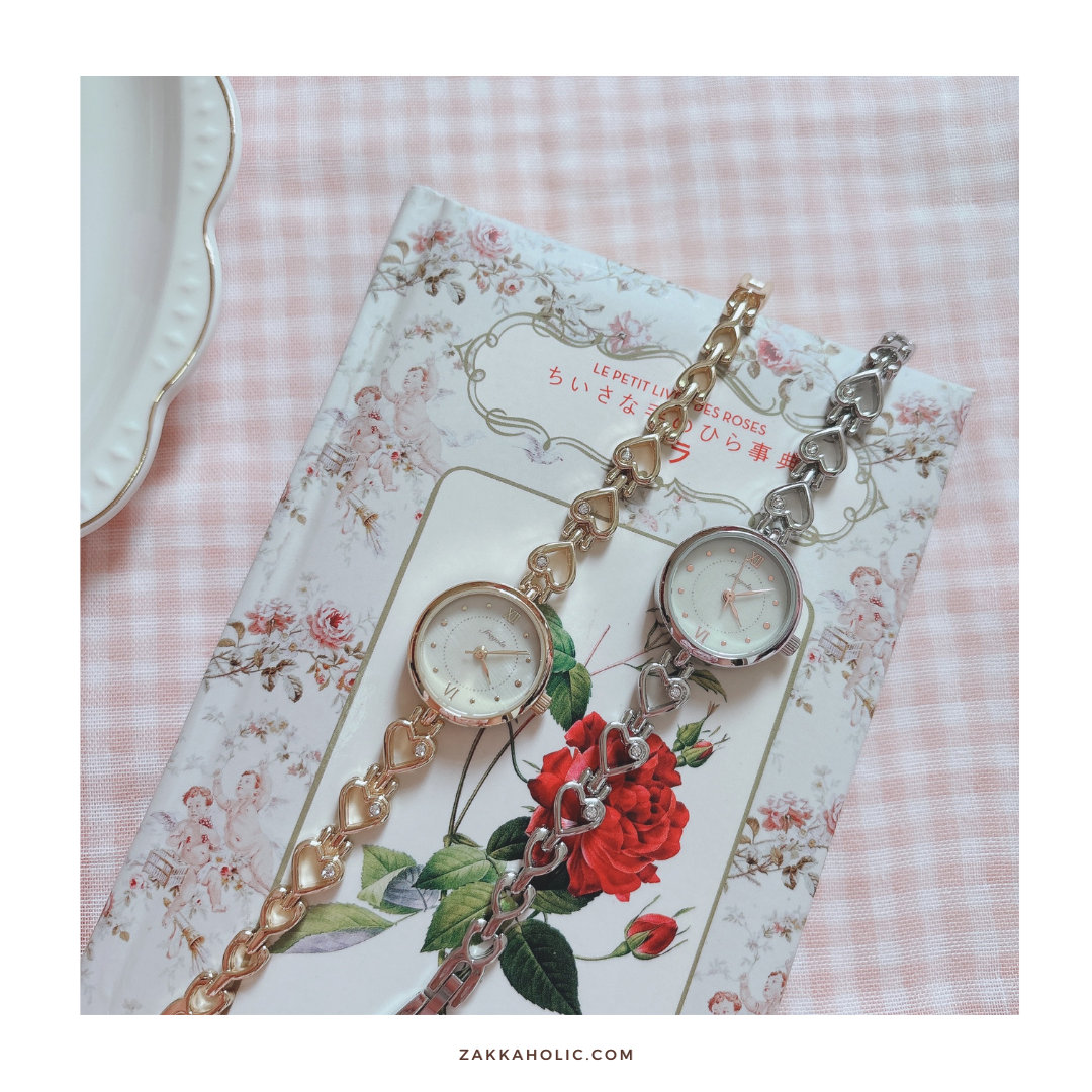 [防水] Elegant & Classic Heart Bracelet Watch 女裝 心連心手鏈錶 愛心 手錶