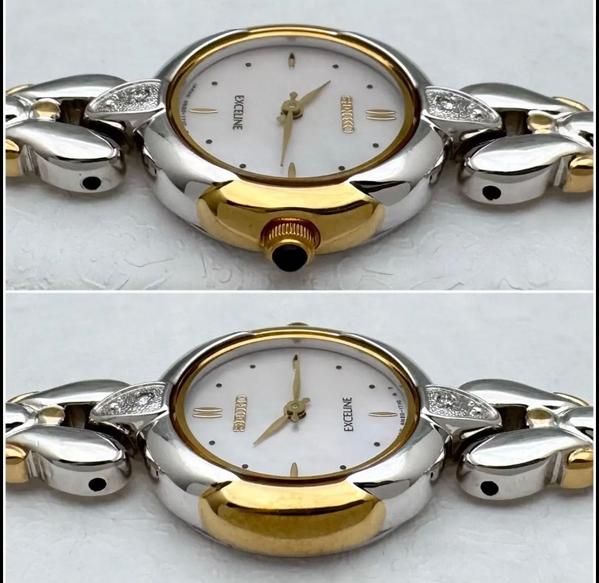 Vintage Seiko Exceline Quartz Lady Watch