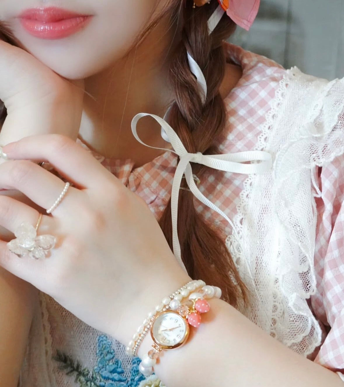 Strawberry Bracelet Watch 士多啤梨/ 草莓手鏈錶｜女裝｜日常防水｜生日禮物