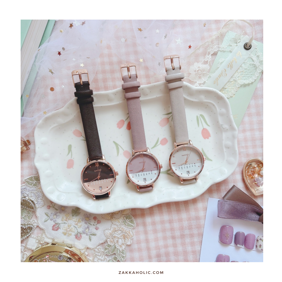 [新色追加!] Calendar Watch Morandi Colors 女裝 莫蘭迪色日期手錶