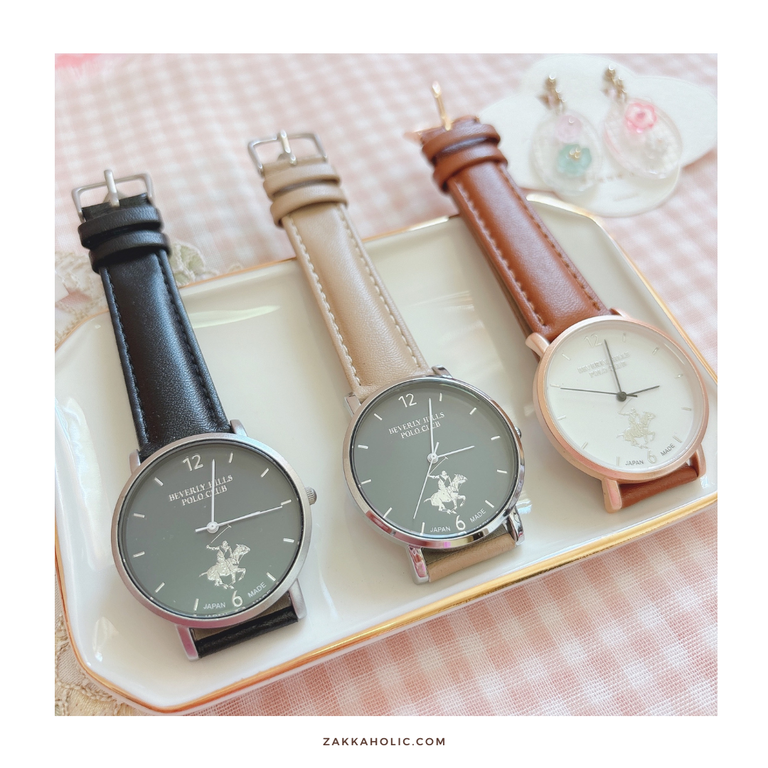 Made in Japan Beverly Hills Polo Club Water Proof Watch 日常防水 日本製手錶