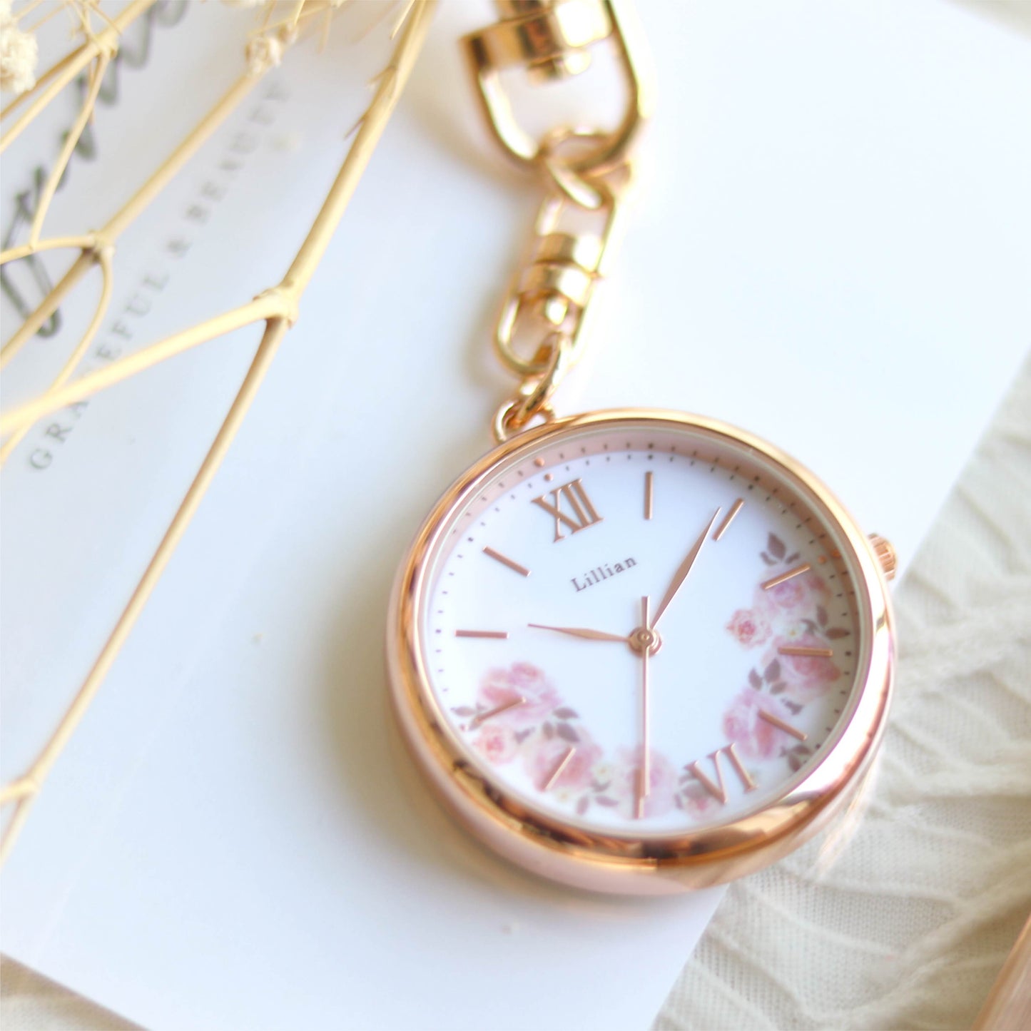 護士錶 Nurse Watch- Floal Tuo Watch/ Bag Charm 日系碎花陀錶 掛錶