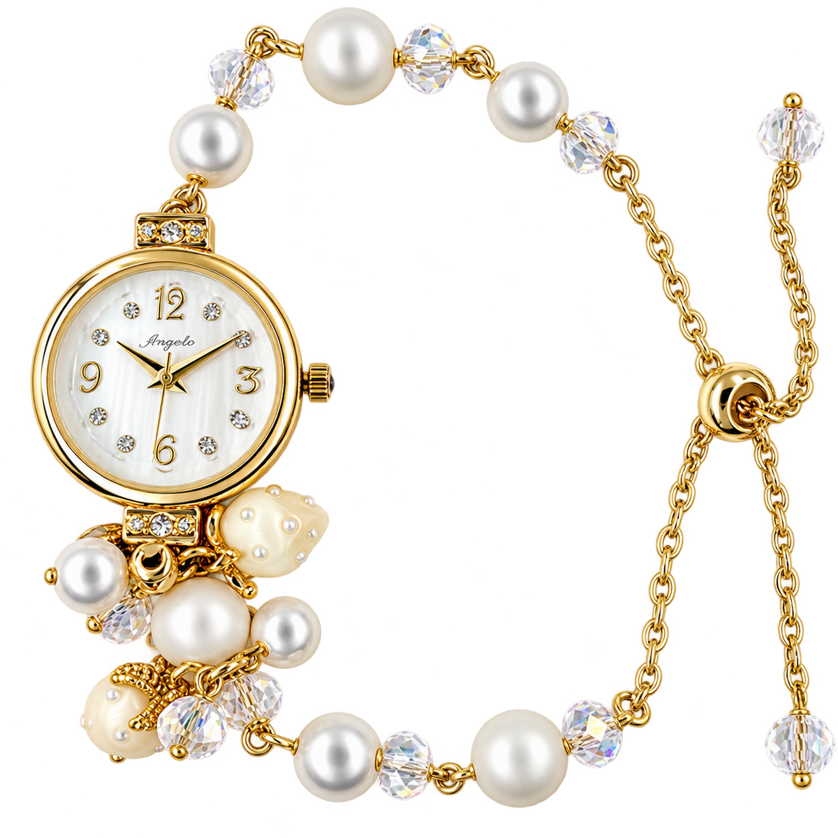 [可調長短] Strawberry Bracelet Chain Watch 士多啤梨/ 草莓手鏈錶｜女裝｜日常防水｜生日禮物