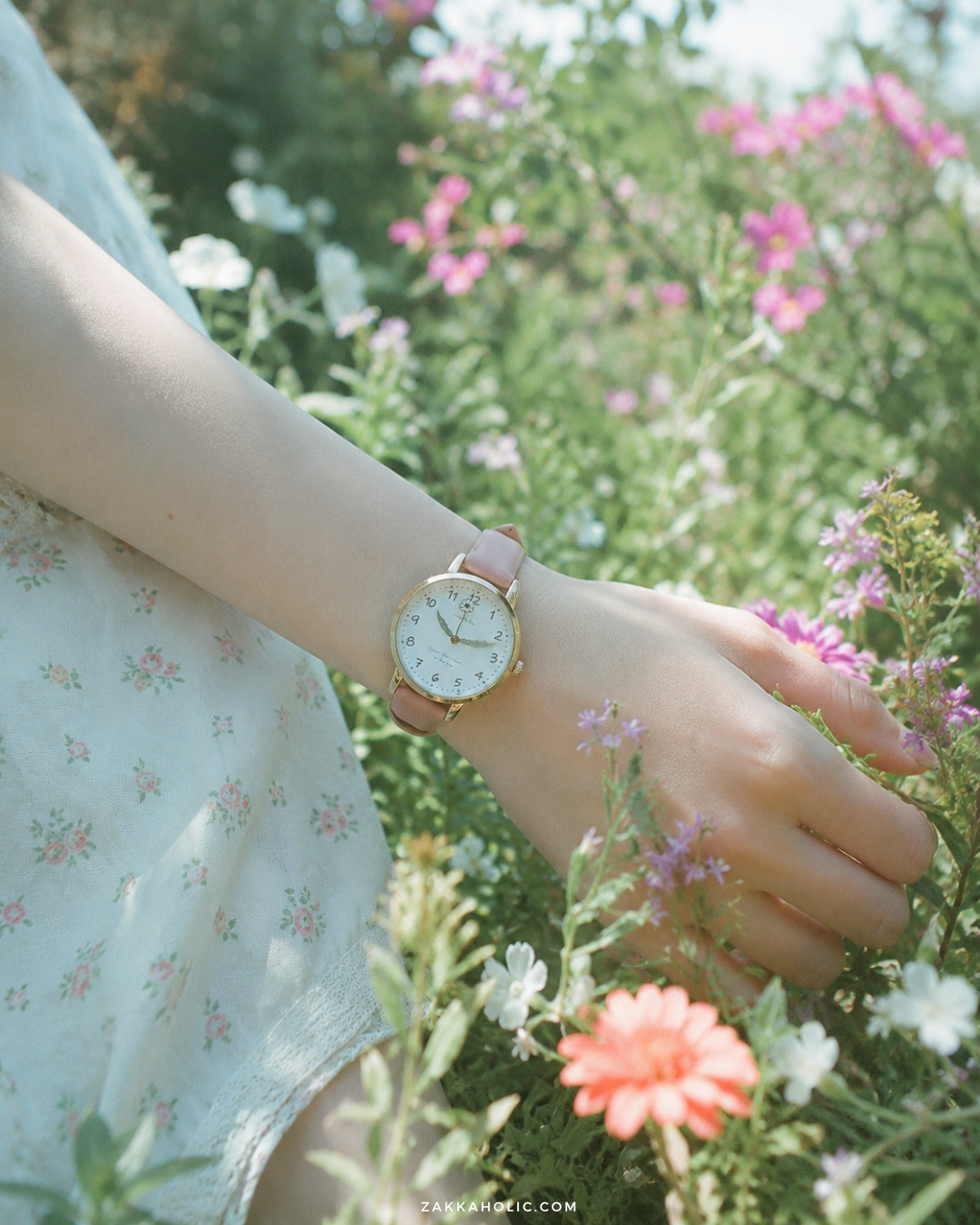 歲月靜好 鬱金香 花花指針手錶 Flower Watch