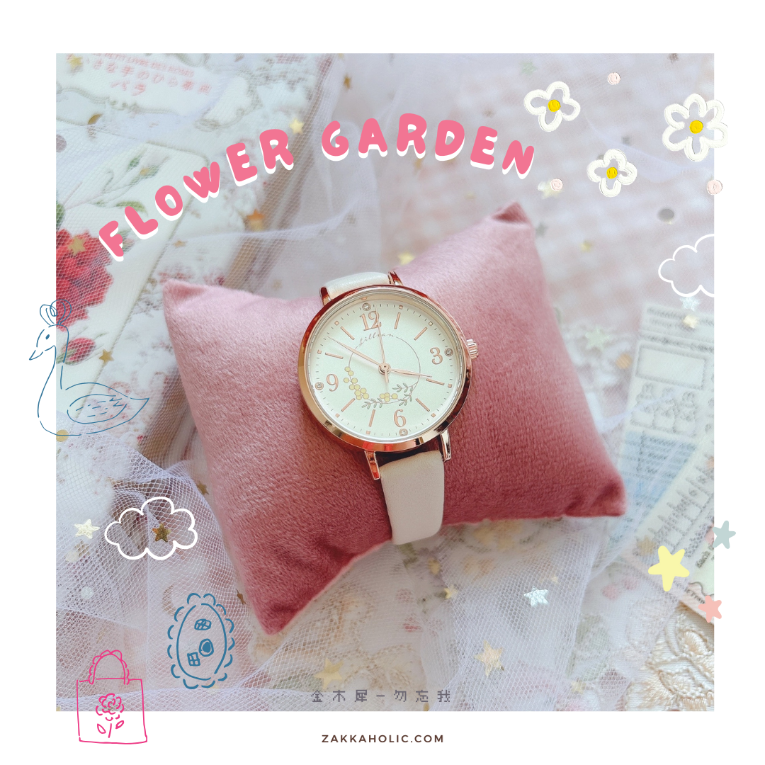 Flower Garden Watch 花花 花環花圈女裝手錶 金木犀 勿忘我