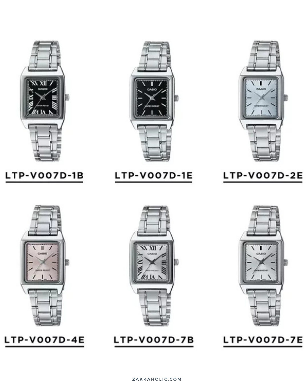 Casio Vintage Watch 女裝 冰川藍 復古鋼手錶 (日常防水)