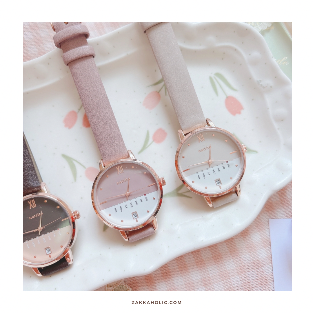 [新色追加!] Calendar Watch Morandi Colors 女裝 莫蘭迪色日期手錶