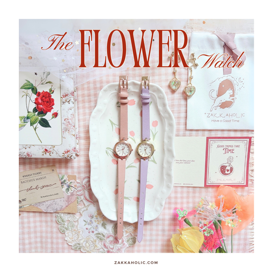 It's your time to bloom✿ 花形錶盤手錶 Flower Watch *Mary Quant Vibe*
