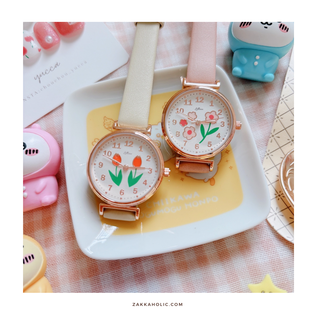 昭和復古 花花 女裝手錶 Showa Style Flowers Watch