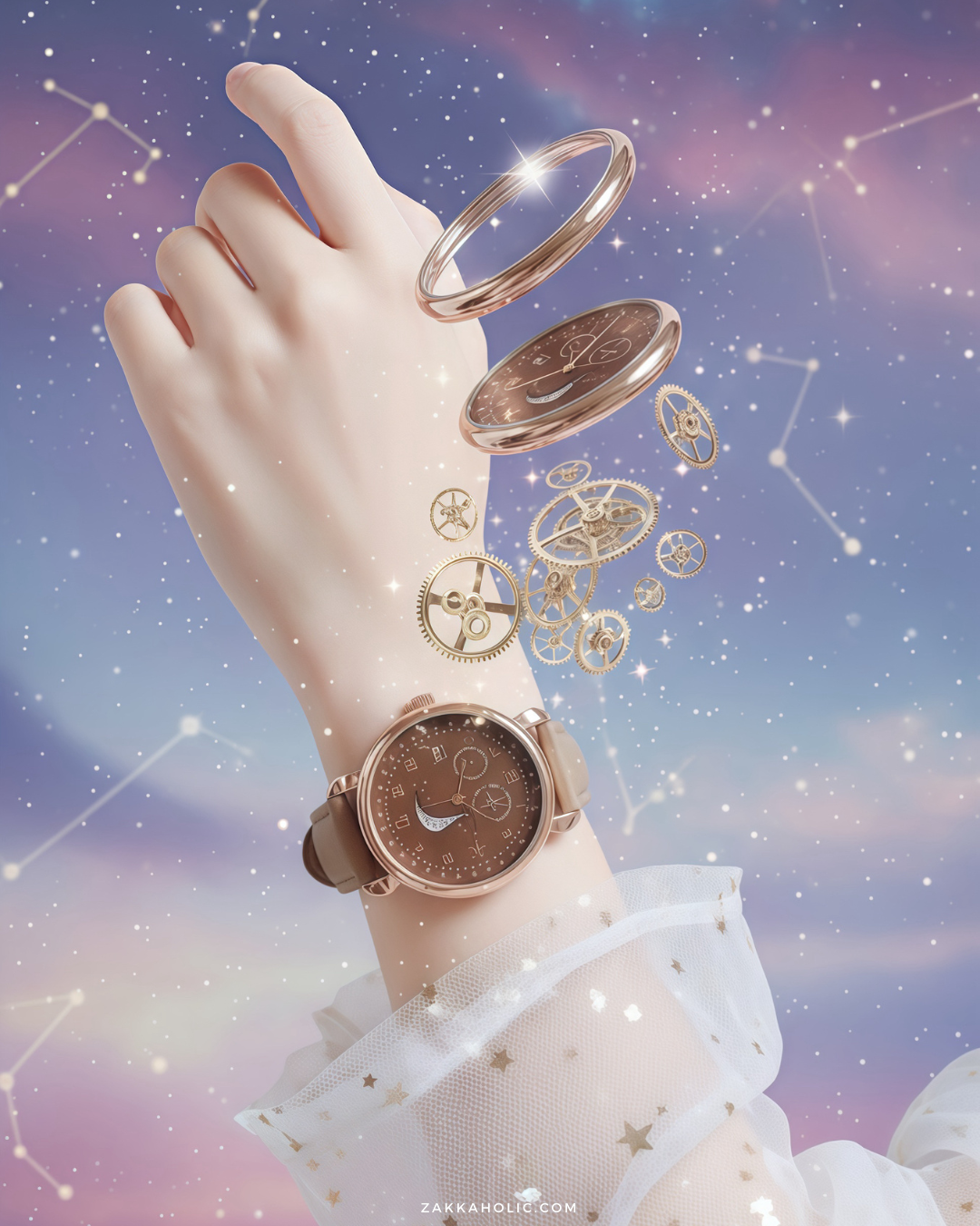 [自家] Make a Wish Calendar Watch 星願日期星期錶 女裝 情侶錶 2025 Pantone mocha mousse