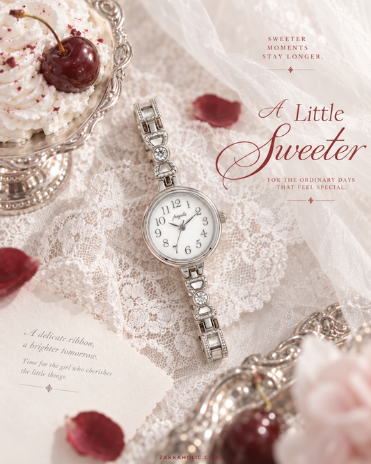 蝴蝶結手鏈錶 Ribbon Bracelet Watch｜防水｜女裝錶｜情人節禮物