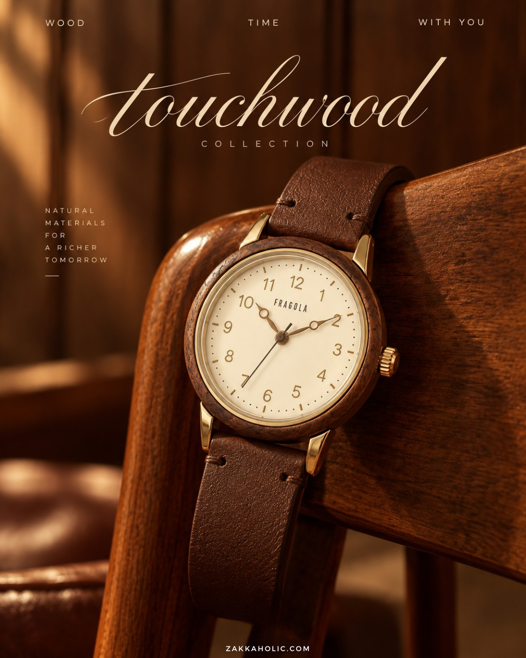 Wooden Watch 木圈錶 *天然木材* Touchwood