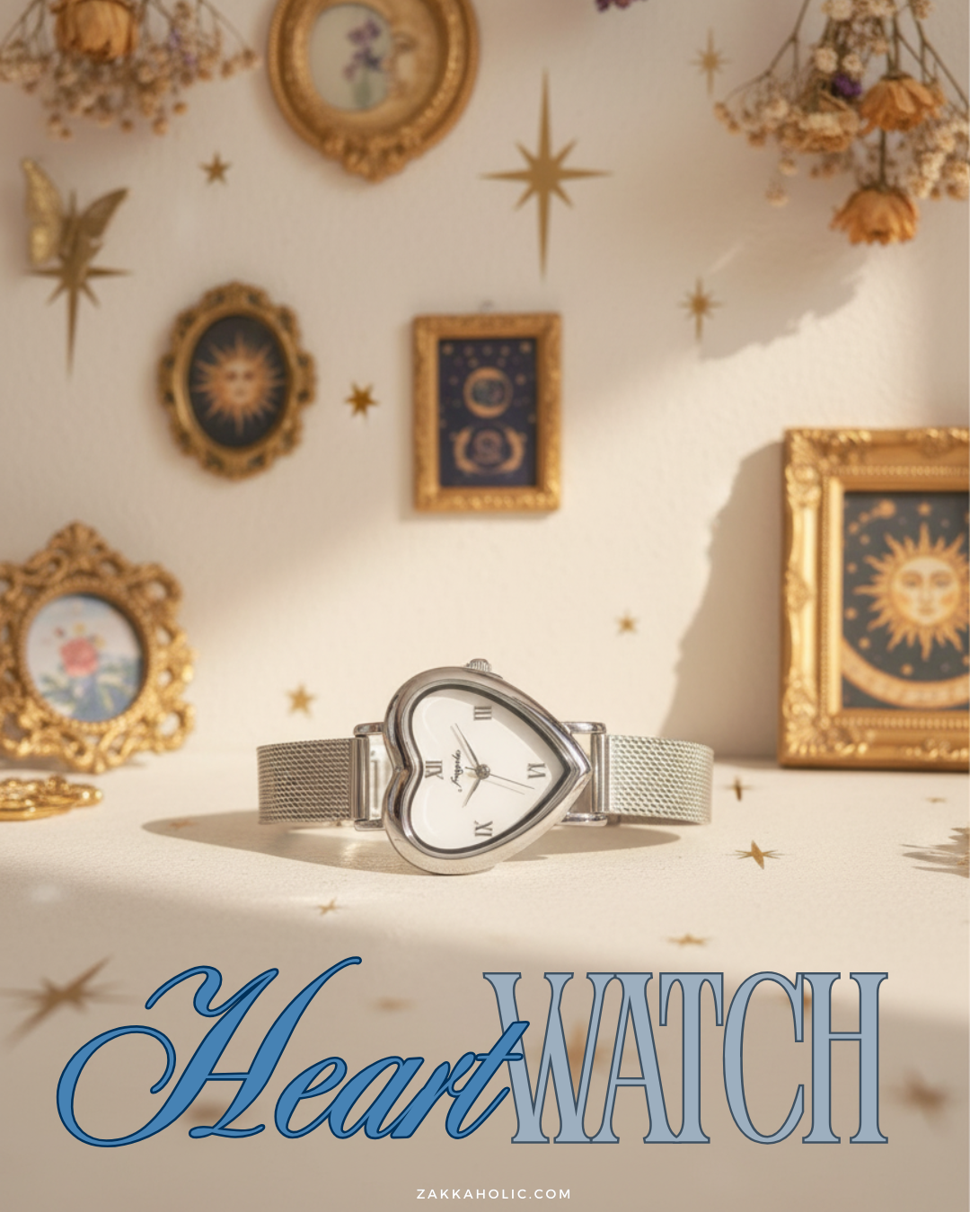 Heart Watch 女裝 心形手錶 ♡ 心心鋼錶 愛心 手錶 niko and... 心形錶 心型錶