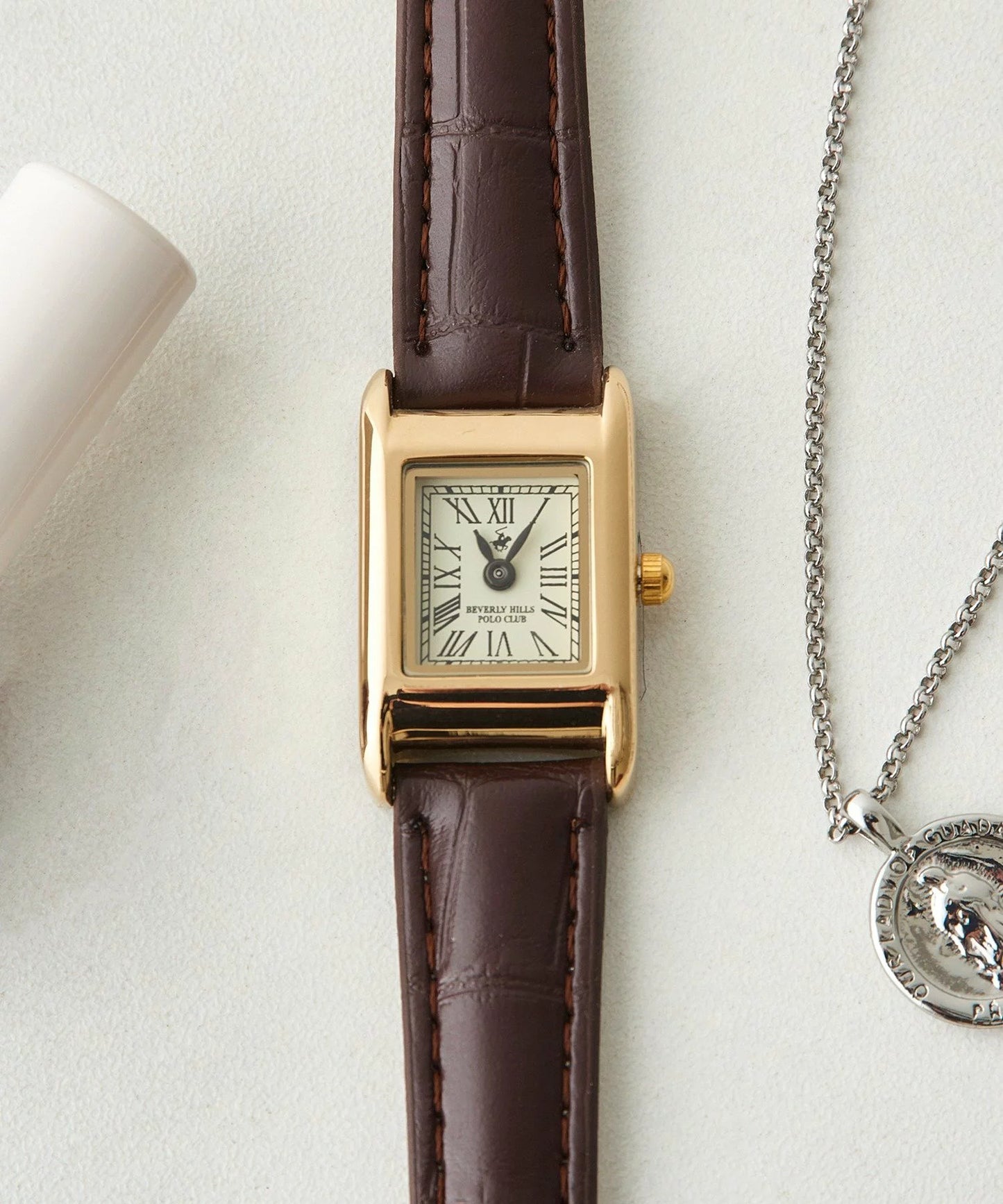 Time Sales! Beverly Hills Polo Club Anique Tank Square Watch 經典復古方形手錶