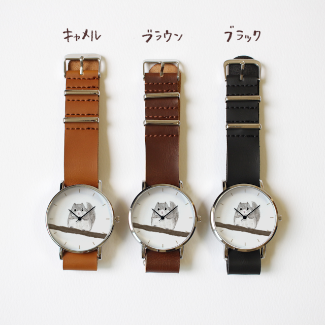 びとbito - Handicraft Watch 日本手工錶 - 蝦夷小鼯鼠 飛鼠