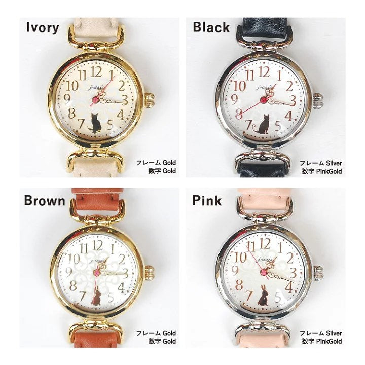 Antique Animal Watch 動物剪影復古手錶 女裝