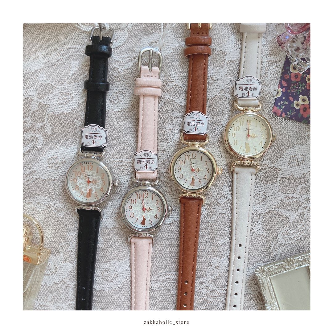 Antique Animal Watch 動物剪影復古手錶 女裝