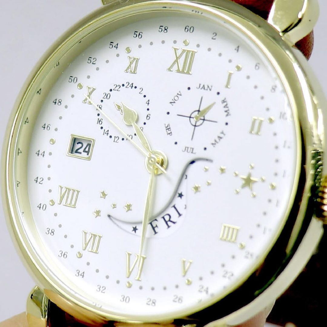 [自家] Make a Wish Calendar Watch 星願日期星期錶 女裝 情侶錶 2025 Pantone mocha mousse
