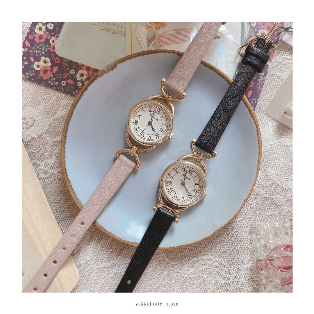 Antique Genuine Leather Watch 復古真皮手錶 女裝