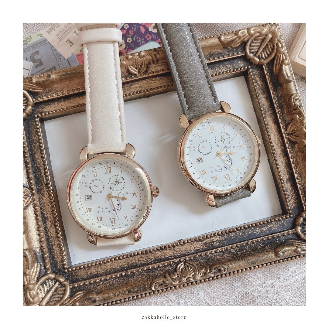 [自家] Make a Wish Calendar Watch 星願日期星期錶 女裝 情侶錶 2025 Pantone mocha mousse