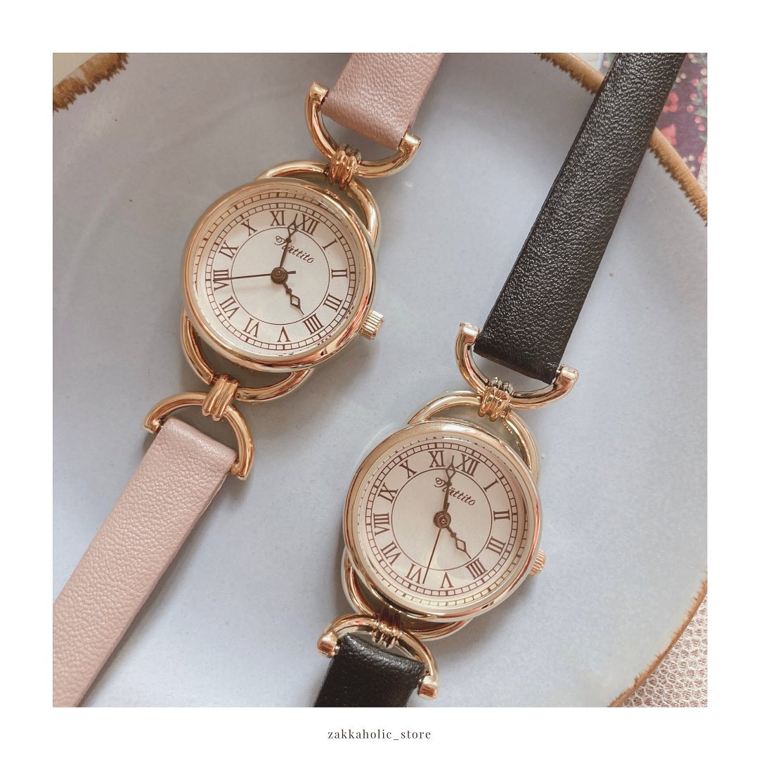 Antique Genuine Leather Watch 復古真皮手錶 女裝