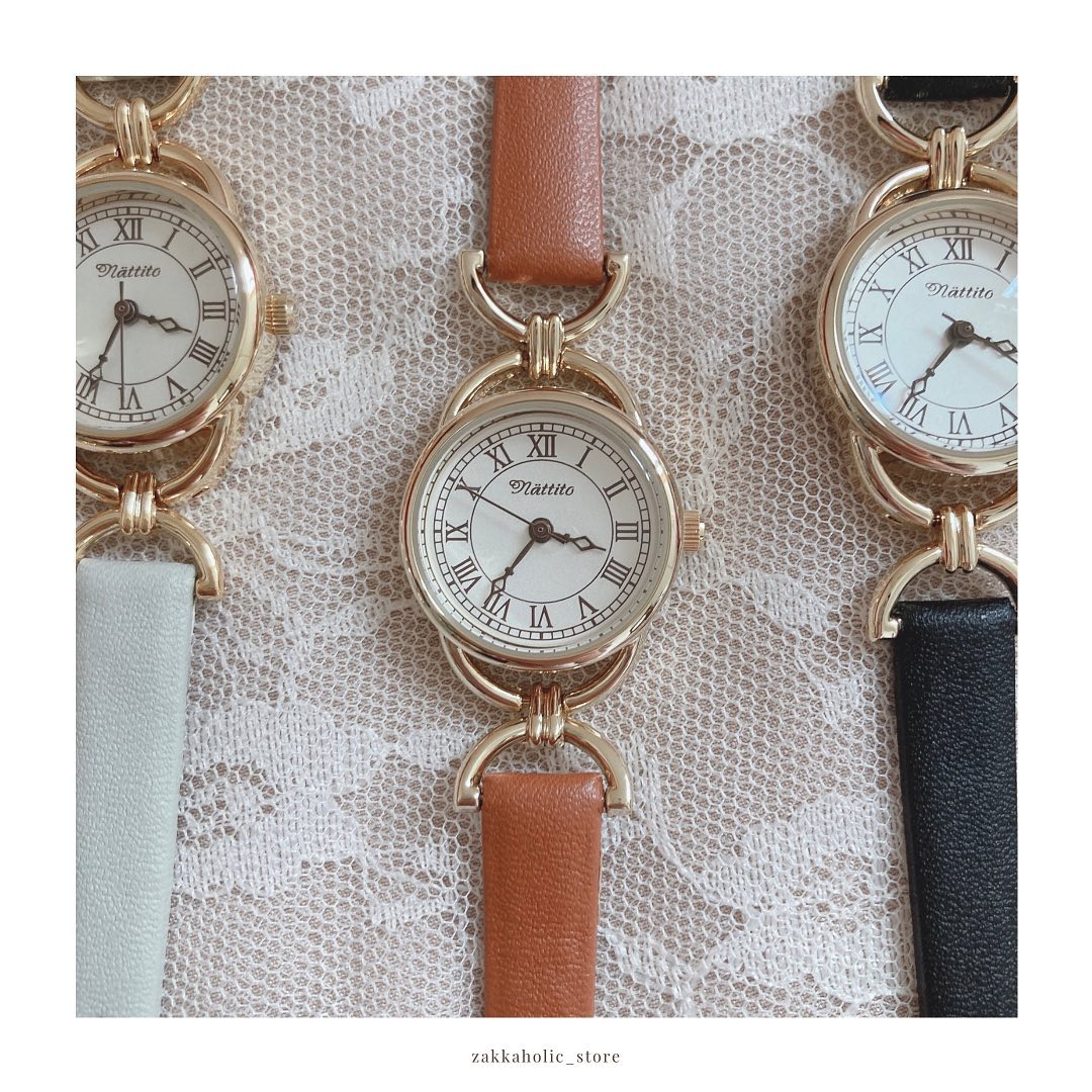Antique Genuine Leather Watch 復古真皮手錶 女裝