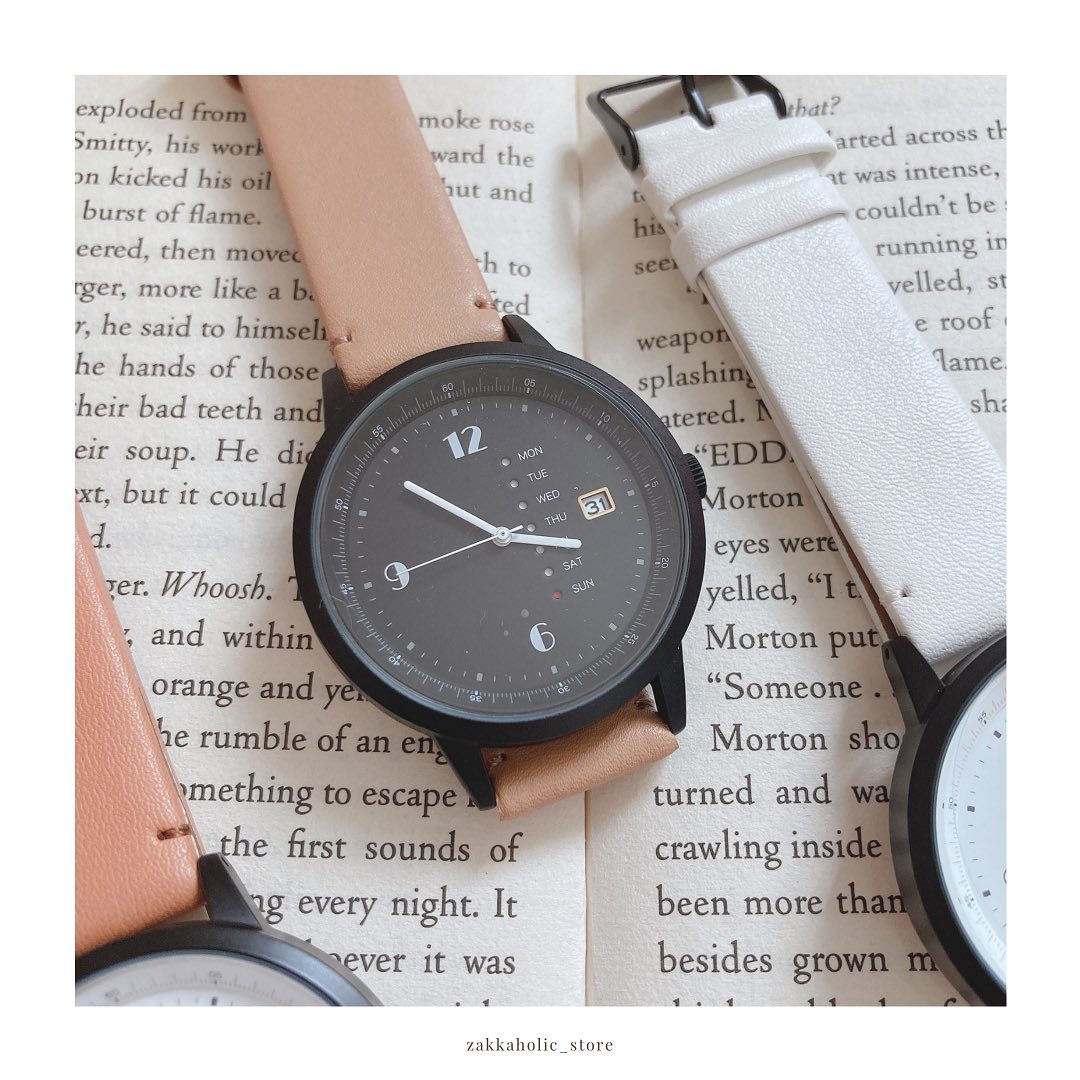 Unisex Calendar Watch 山系日期星期手錶