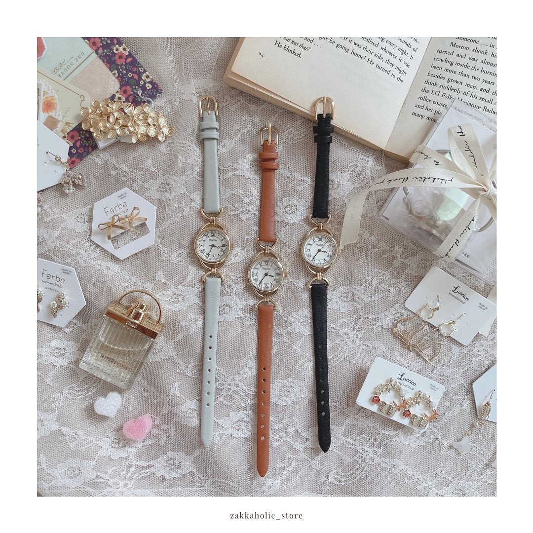 Antique Genuine Leather Watch 復古真皮手錶 女裝