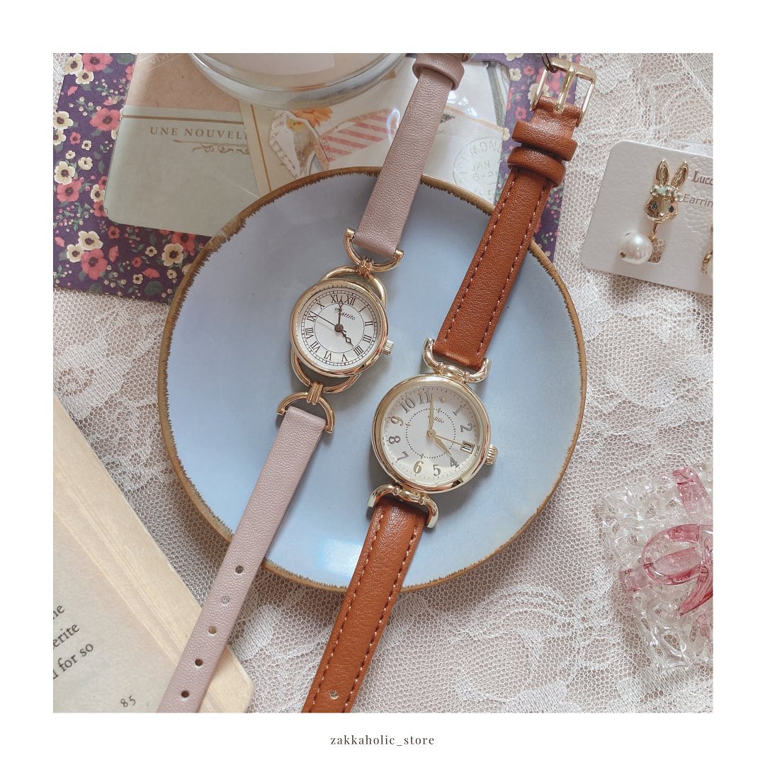 Antique Genuine Leather Watch 復古真皮手錶 女裝
