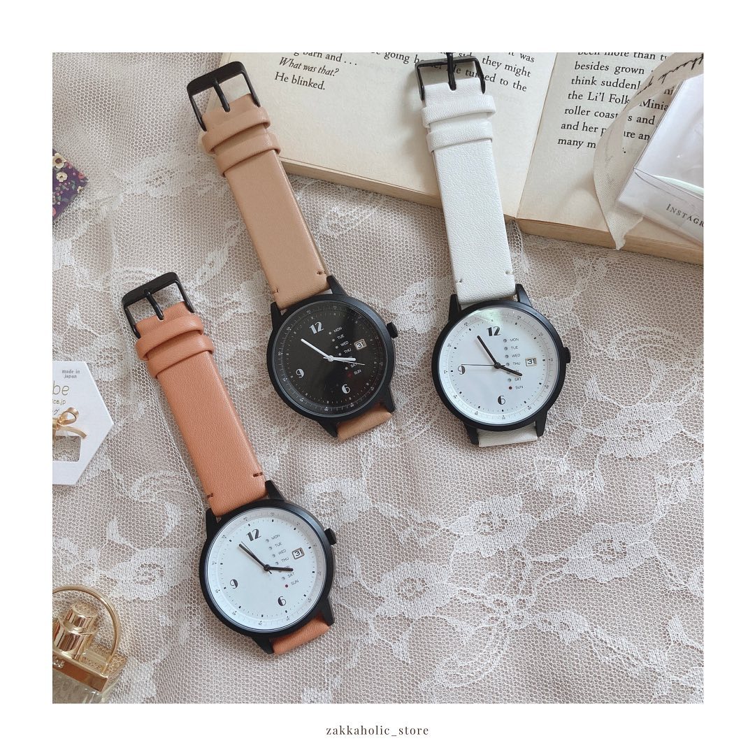 Unisex Calendar Watch 山系日期星期手錶