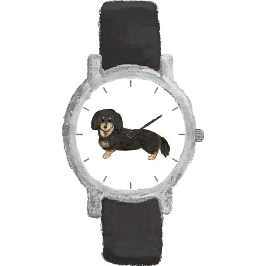 びとbito - Handicraft Watch 日本手工錶 -  黑臘腸犬
