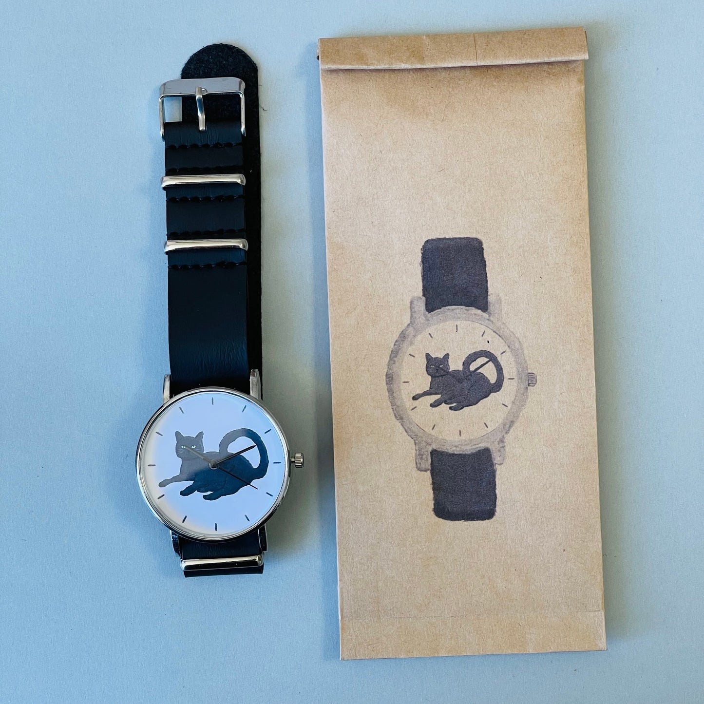 びとbito - Handicraft Watch 日本手工錶 - 黑貓