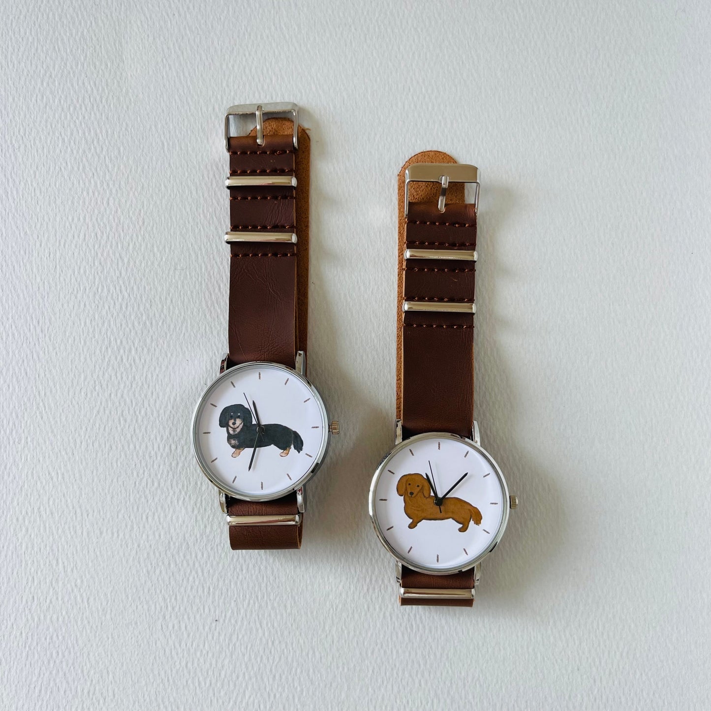 びとbito - Handicraft Watch 日本手工錶 - 臘腸狗