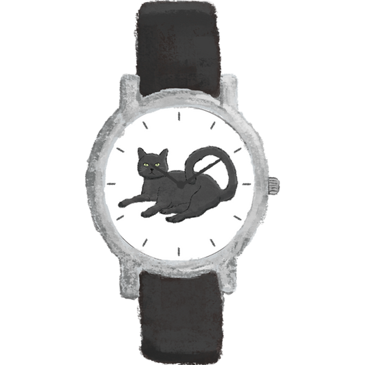 びとbito - Handicraft Watch 日本手工錶 - 黑貓