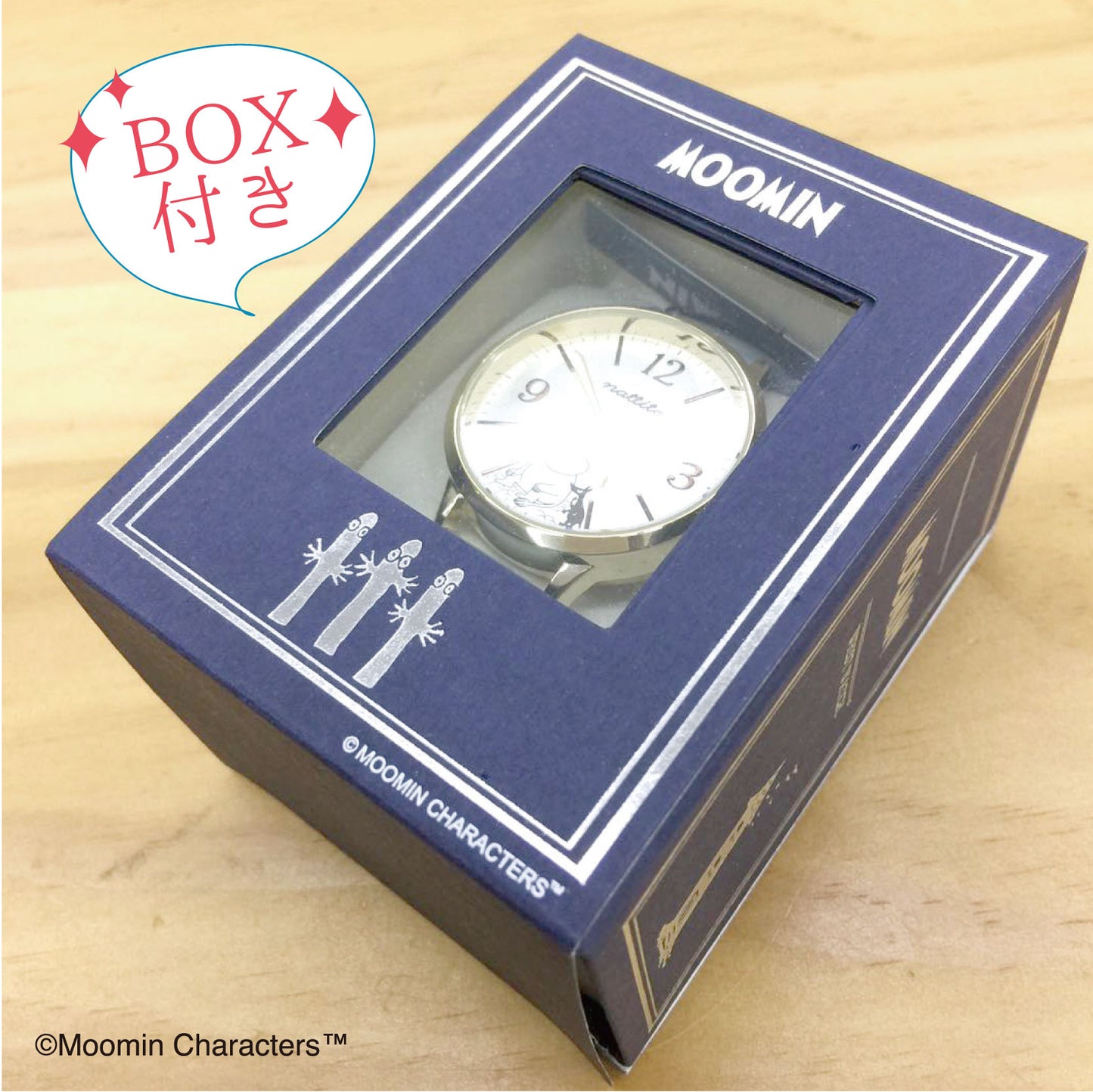 Moomin Watch 姆明阿美暗花女裝手錶 MOM009