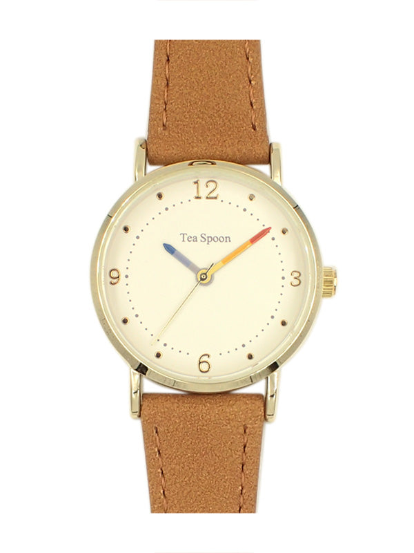 Tea Spoon Pastel Color Hand Watch