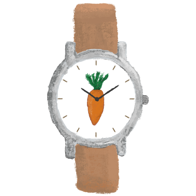 びとbito - Handicraft Watch 日本手工錶 - 紅蘿蔔