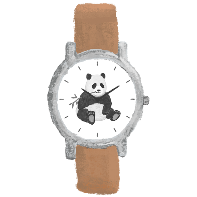 びとbito - Handicraft Watch 日本手工錶 - 熊貓