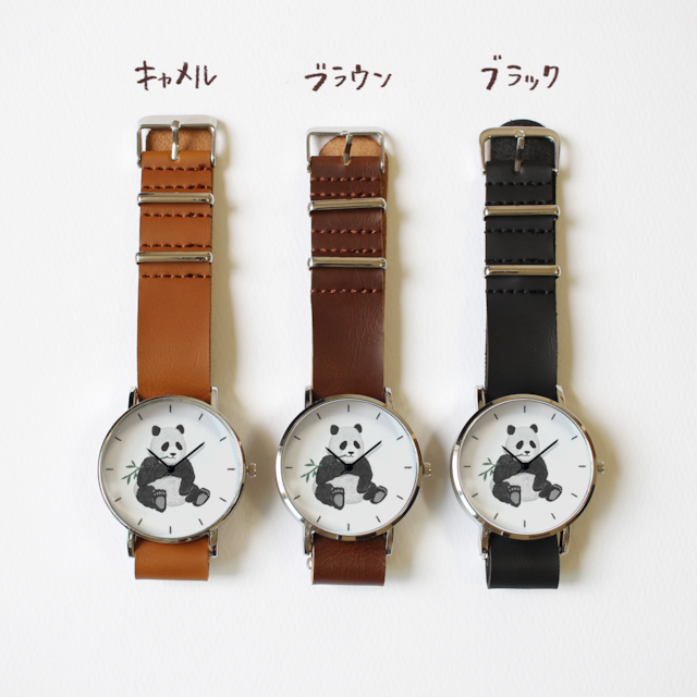 びとbito - Handicraft Watch 日本手工錶 - 熊貓