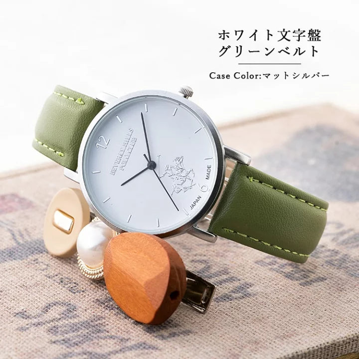 Made in Japan Beverly Hills Polo Club Water Proof Watch 日常防水 日本製手錶