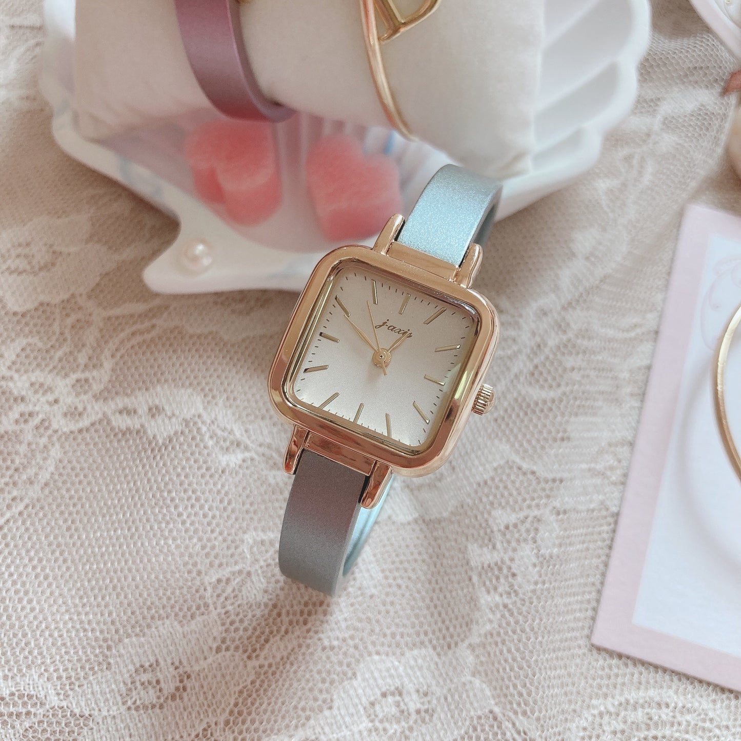 Bangle Watch 小方盒手鐲錶 手鈪錶 女裝